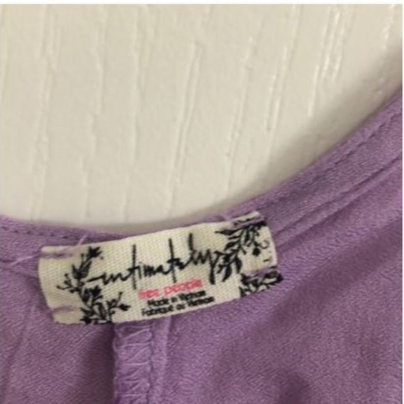 Intimately - Free People Lilac Tank (Tie-Strap) - Picture 5 of 10